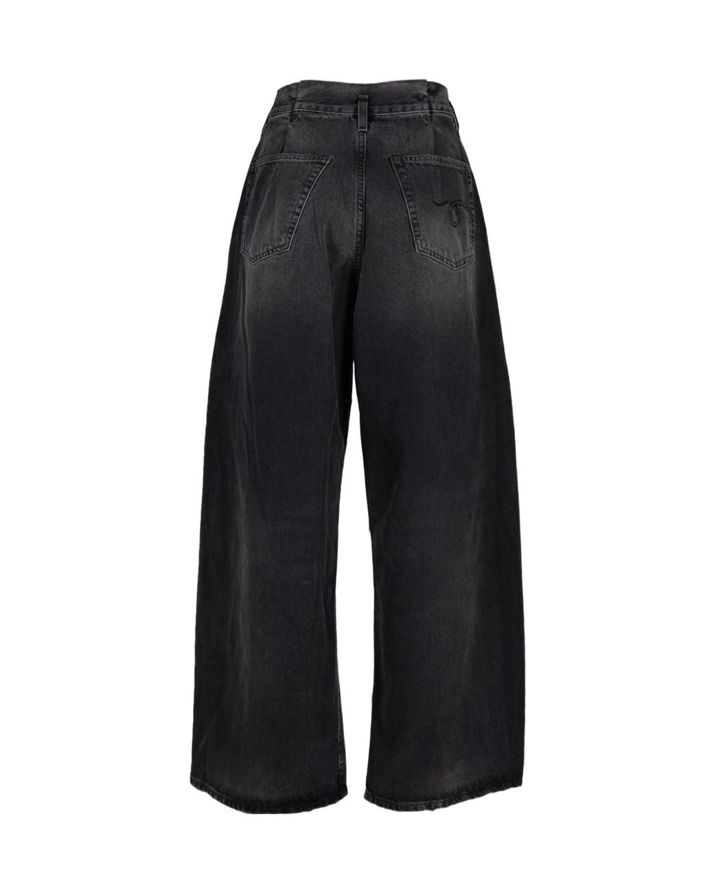 R13 Black Jeans With Belt Loops
