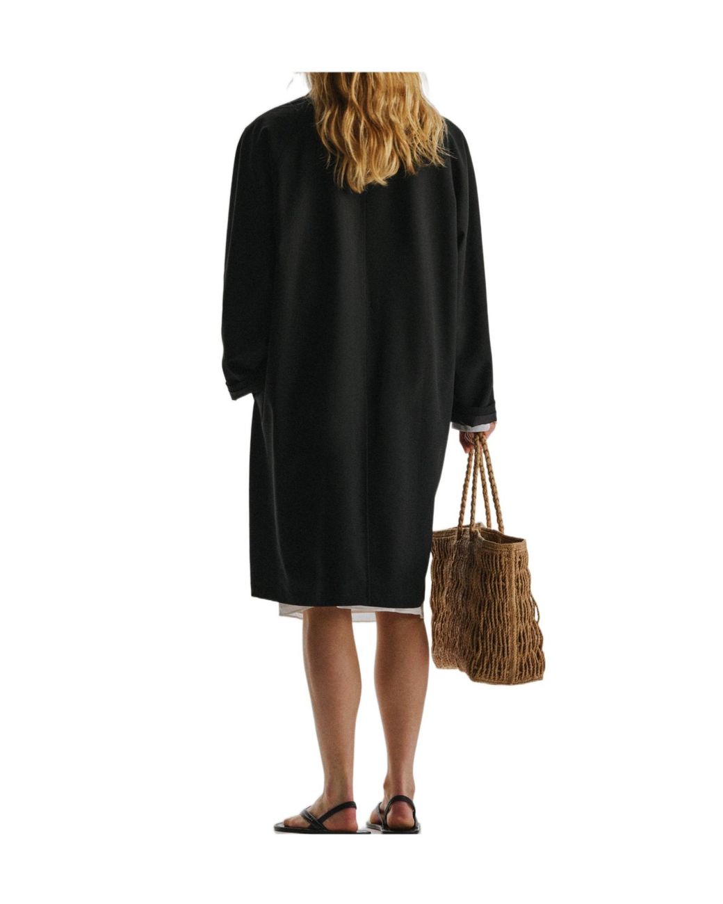 The Row Black Datima Coat
