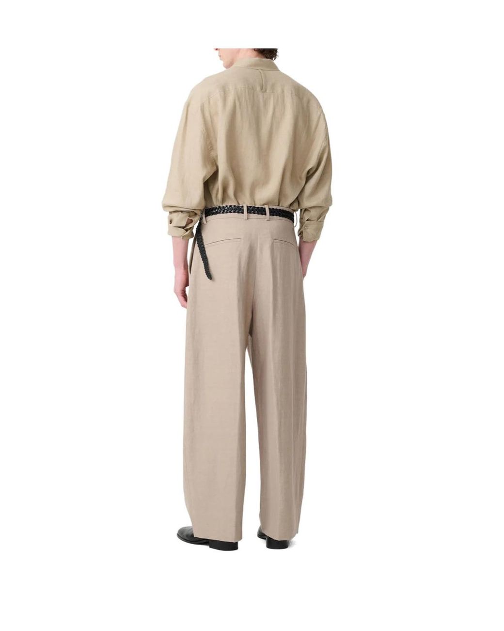 Studio Nicholson Natural Classic Long-Sleeve Shirt for men