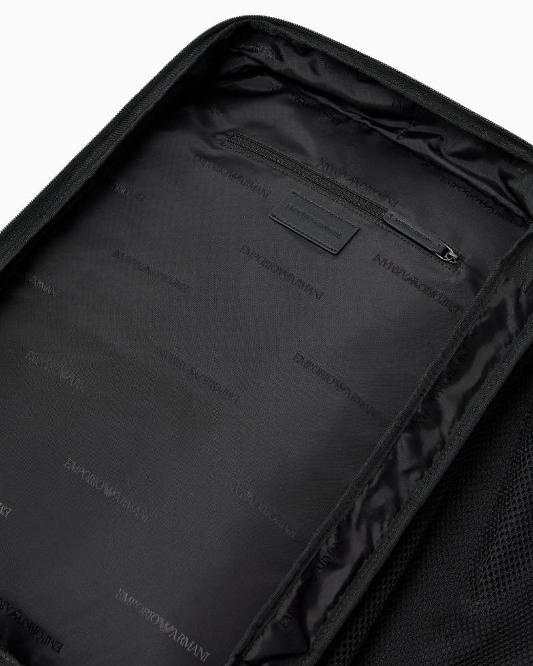 Emporio Armani Black Cabin Backpack for men