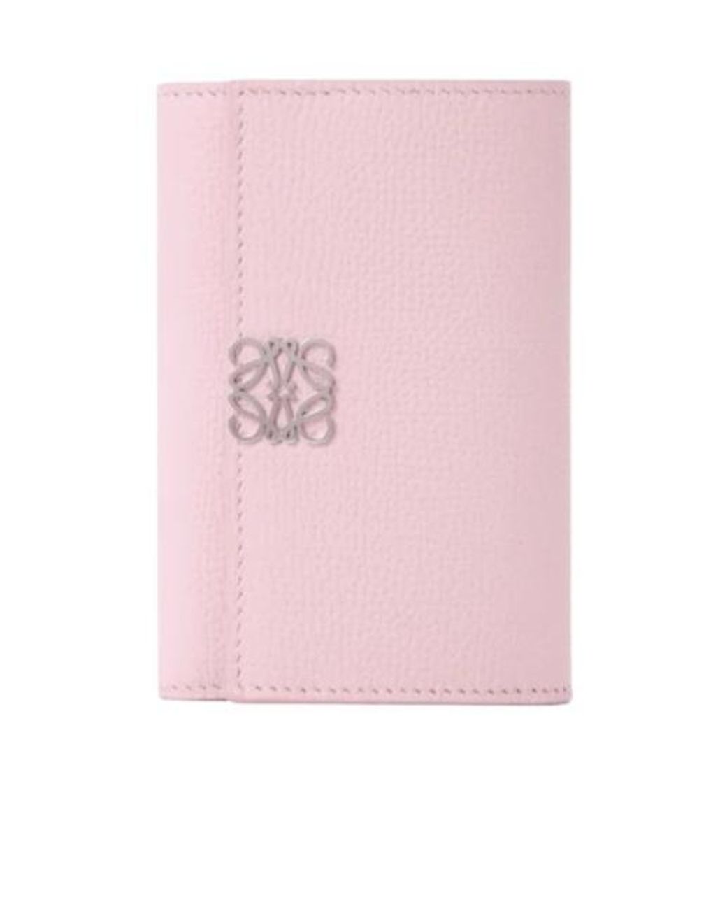 Loewe Pink Anagram Small Vertical Wallet