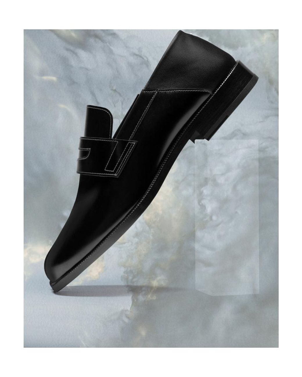 Maison Margiela Black Tobi Toe Loafers for men