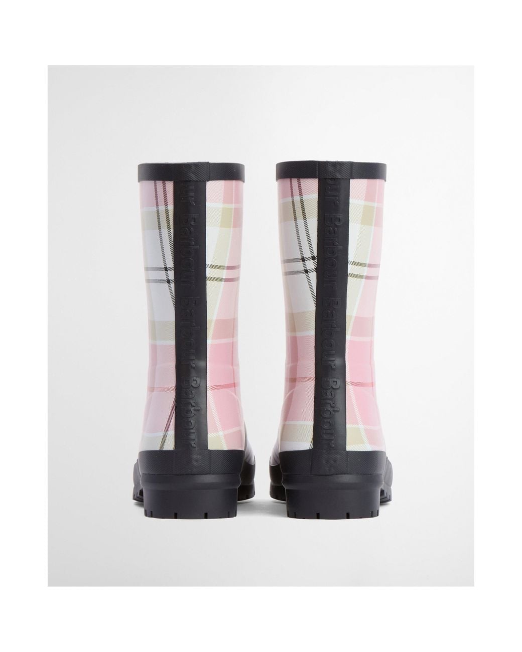 Barbour Pink Non-Slip Rain Boots