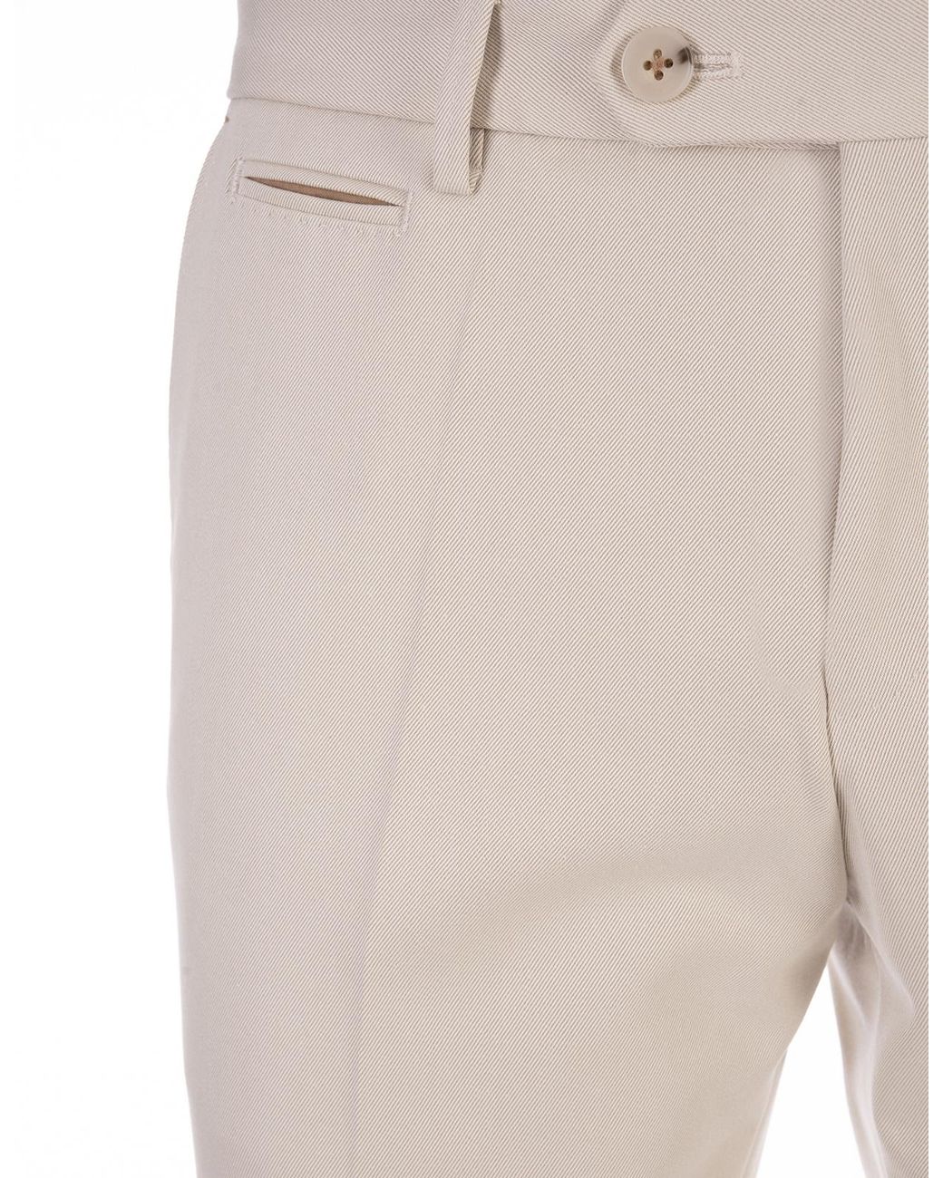 Boss Natural Mid-Rise Straight-Leg Trousers for men