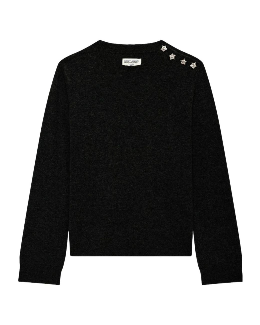 Zadig & Voltaire Black Long-Sleeved Sweater