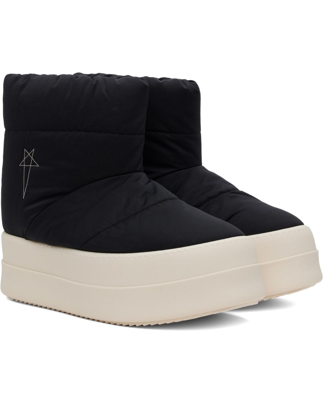 Rick Owens Black Boots for men
