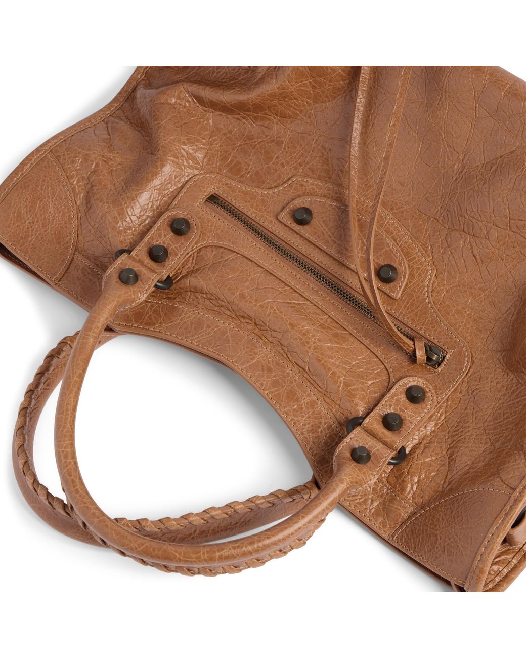 Balenciaga Brown Le City Small Tote Bag