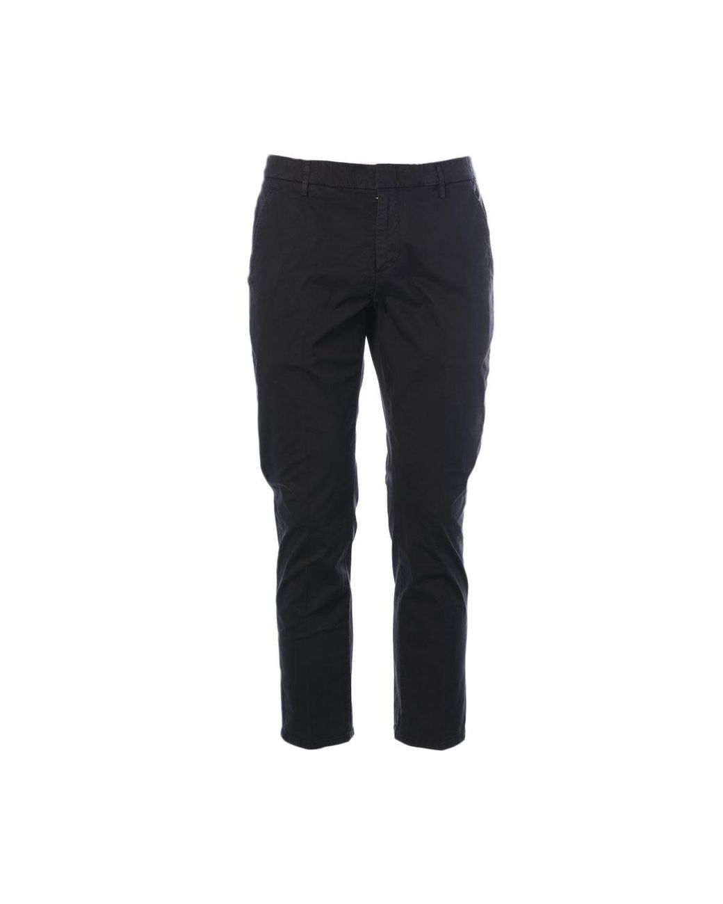 Dondup Black Pocket Casual Pants for men