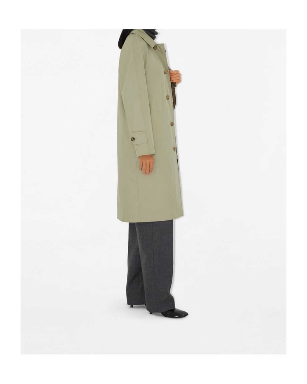 Burberry Natural Reversible Cotton Coat
