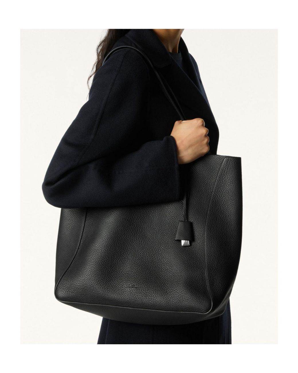 Loro Piana Black Needle Shopper