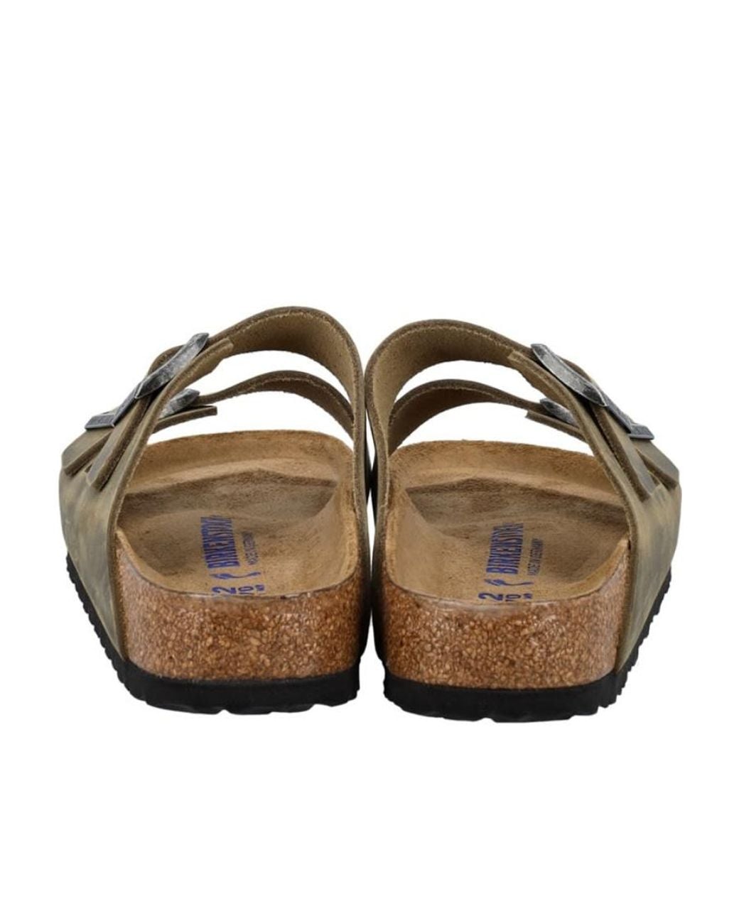 Birkenstock Brown Logo Pull-On Sandals for men