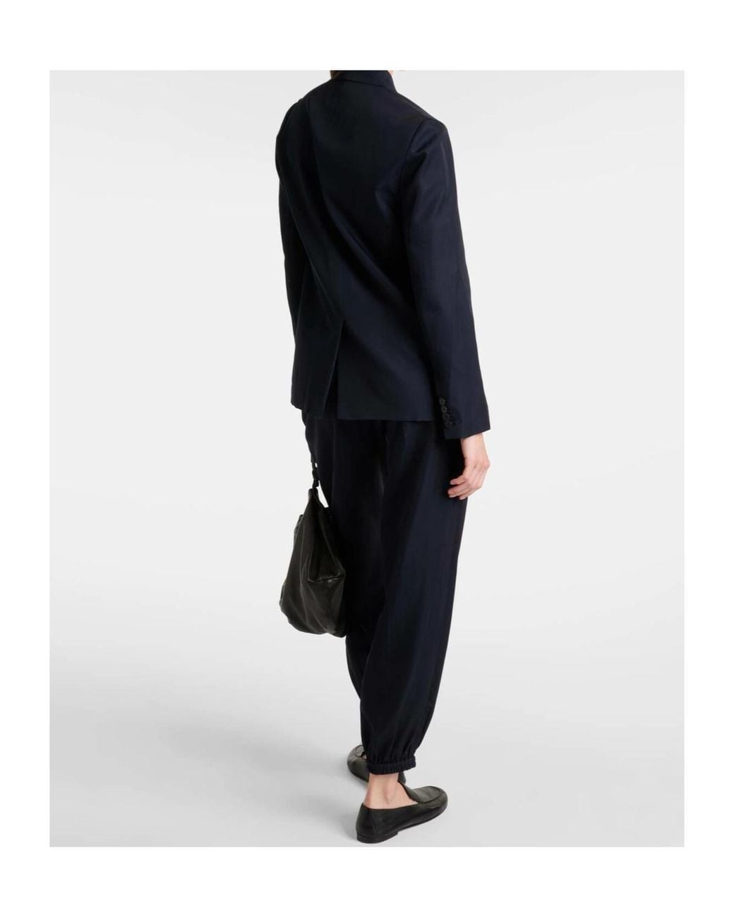 Joseph Blue Jaden Double-Breasted Blazer