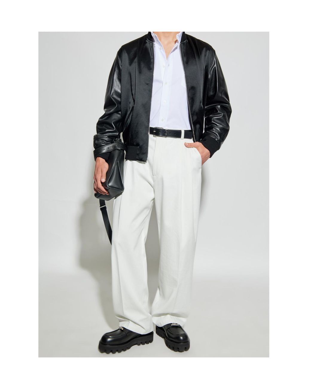 Givenchy Black Zip-Up Bomber Jacket for men