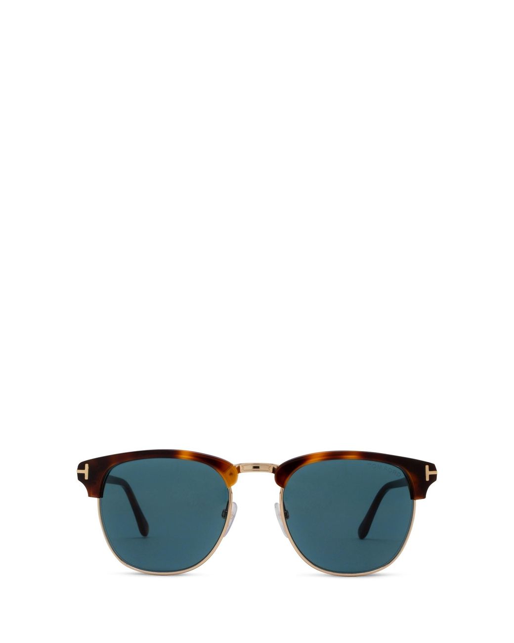 Tom Ford Blue Henry Round Frame Sunglasses for men