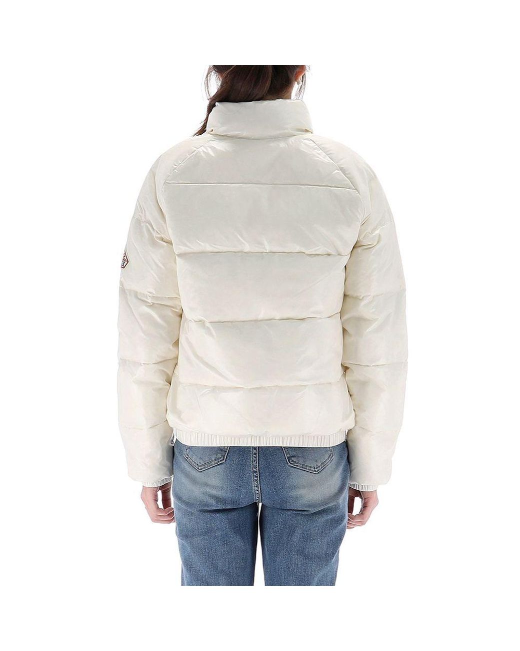 Pyrenex White Zip Padded Jacket for men