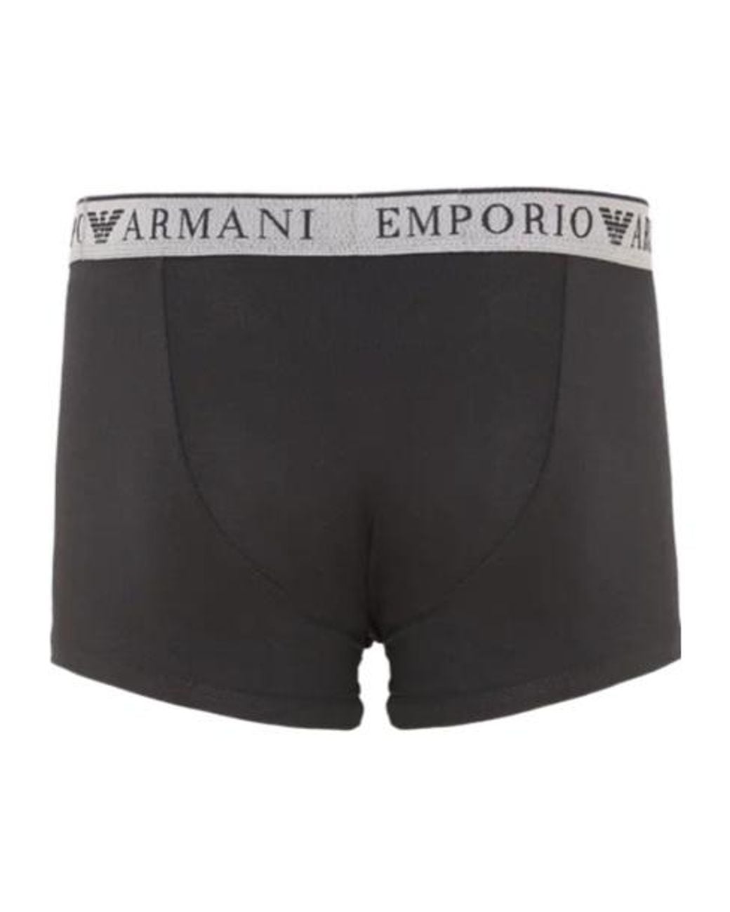 Emporio Armani Gray Two-Pack Of Boxer Briefs for men