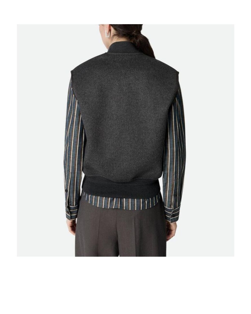 Bottega Veneta Blue Double Face Gilet