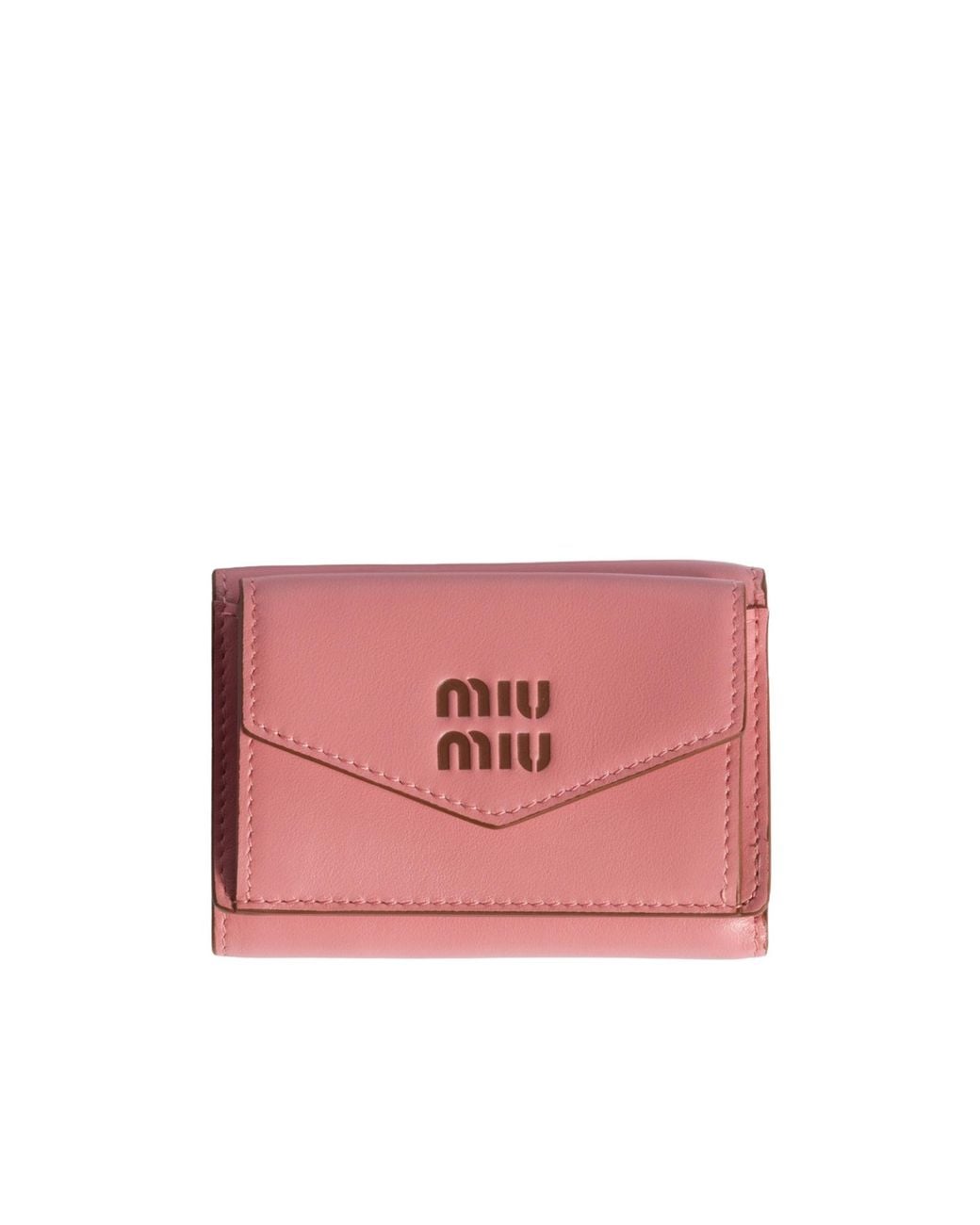 Miu Miu Pink Small Leather Wallet