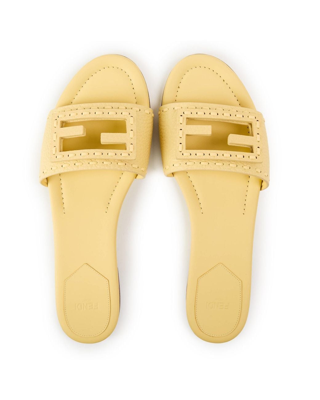 Fendi Multicolor Flat-Bottom Flip-Flops