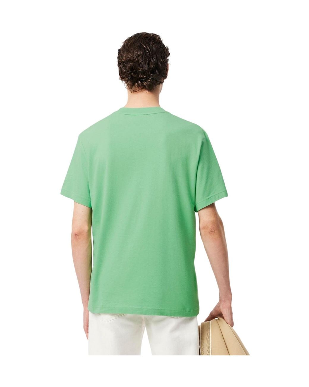 Lacoste Green Crewneck Shortsleeve Tshirt for men