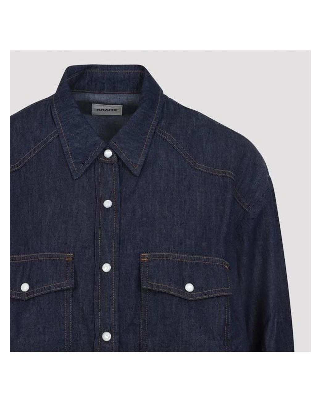 Khaite Blue Denim Shirt