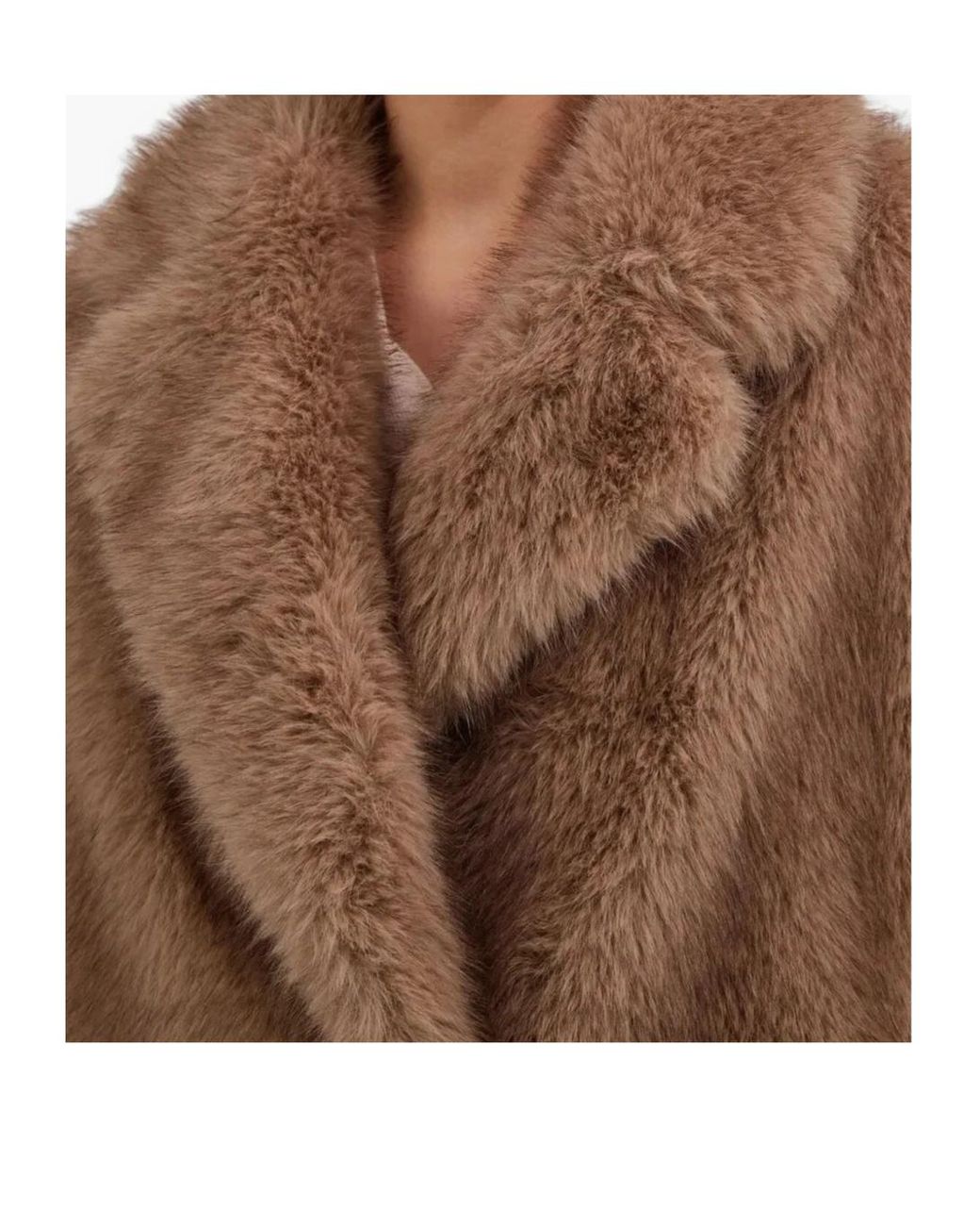 Herno Brown Tocco Long Hair Faux Fur Vest