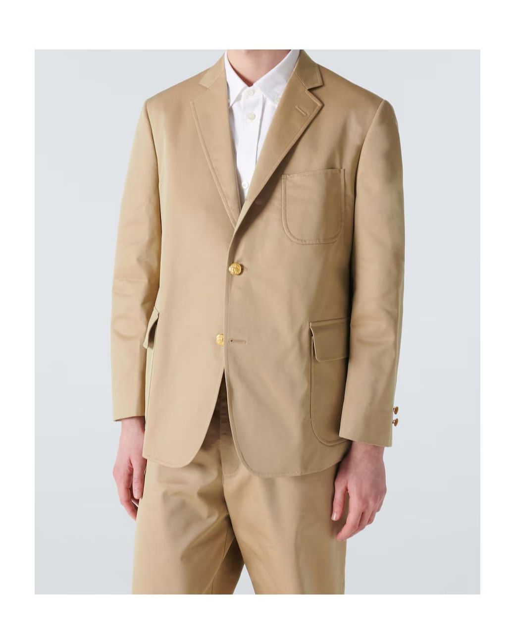 Junya Watanabe Natural X Brooks Brothers Single-Breasted Blazer for men