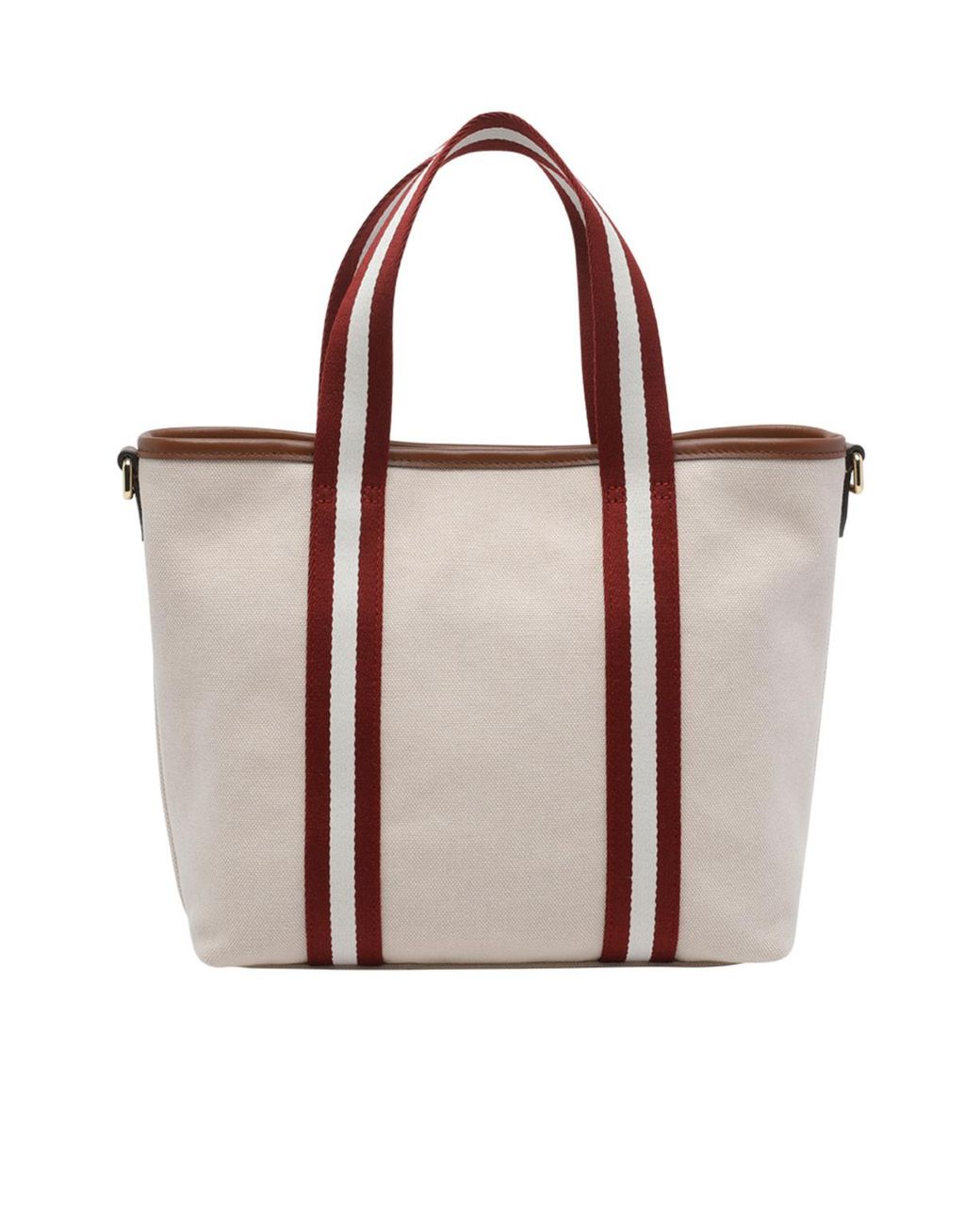 Bally Brown Edelbliss Logo Patch Tote Bag