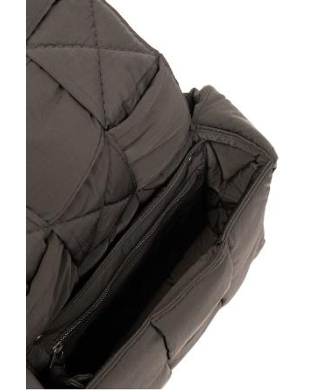 Bottega Veneta Gray Small Padded Tech Cassette Shoulder Bag for men
