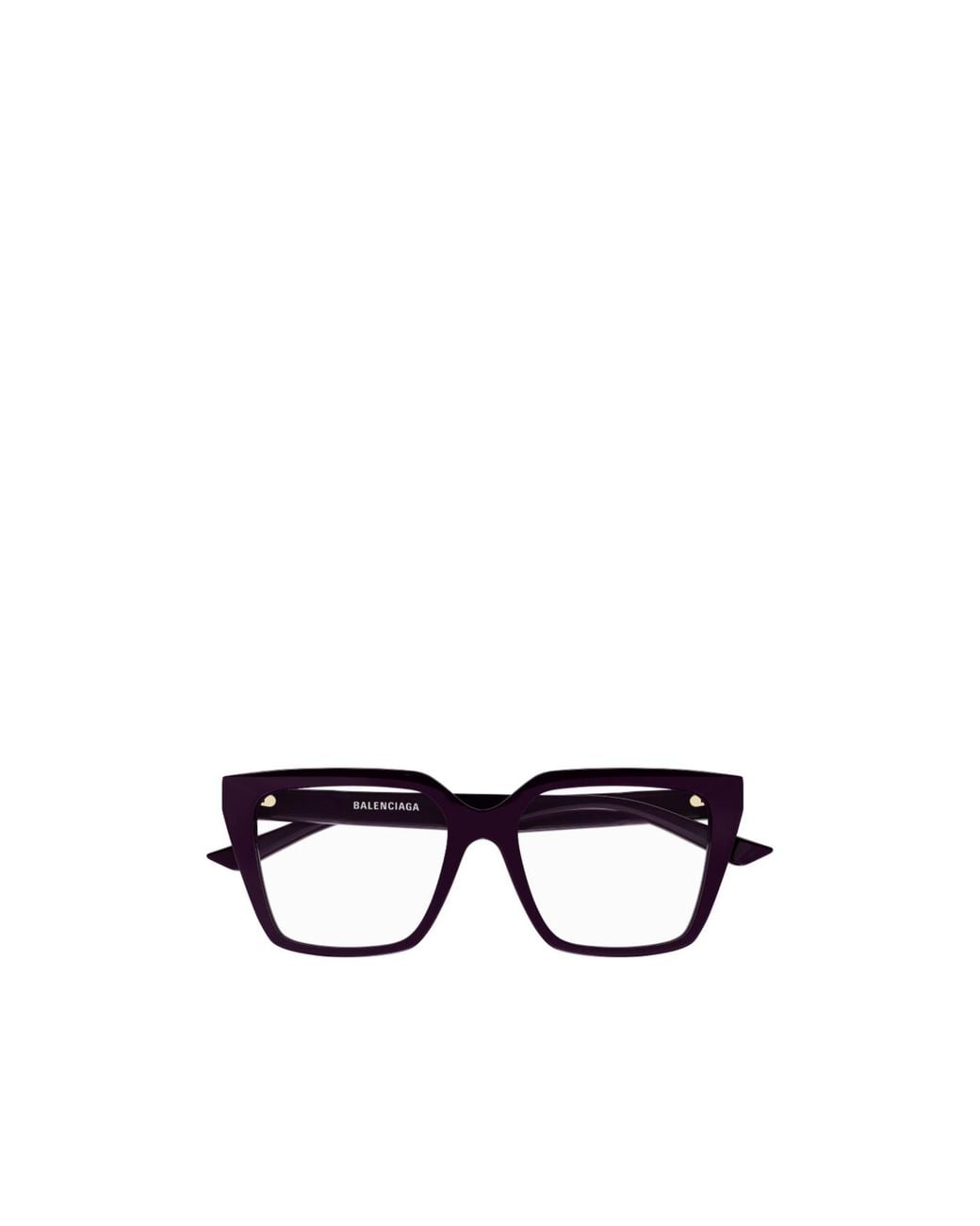 Balenciaga White Eyewear Butterfly Frame Glasses