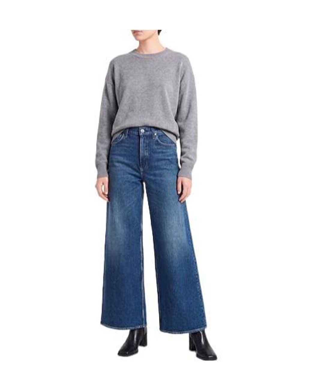 Rag & Bone Blue Dark Loose-Fit Jeans