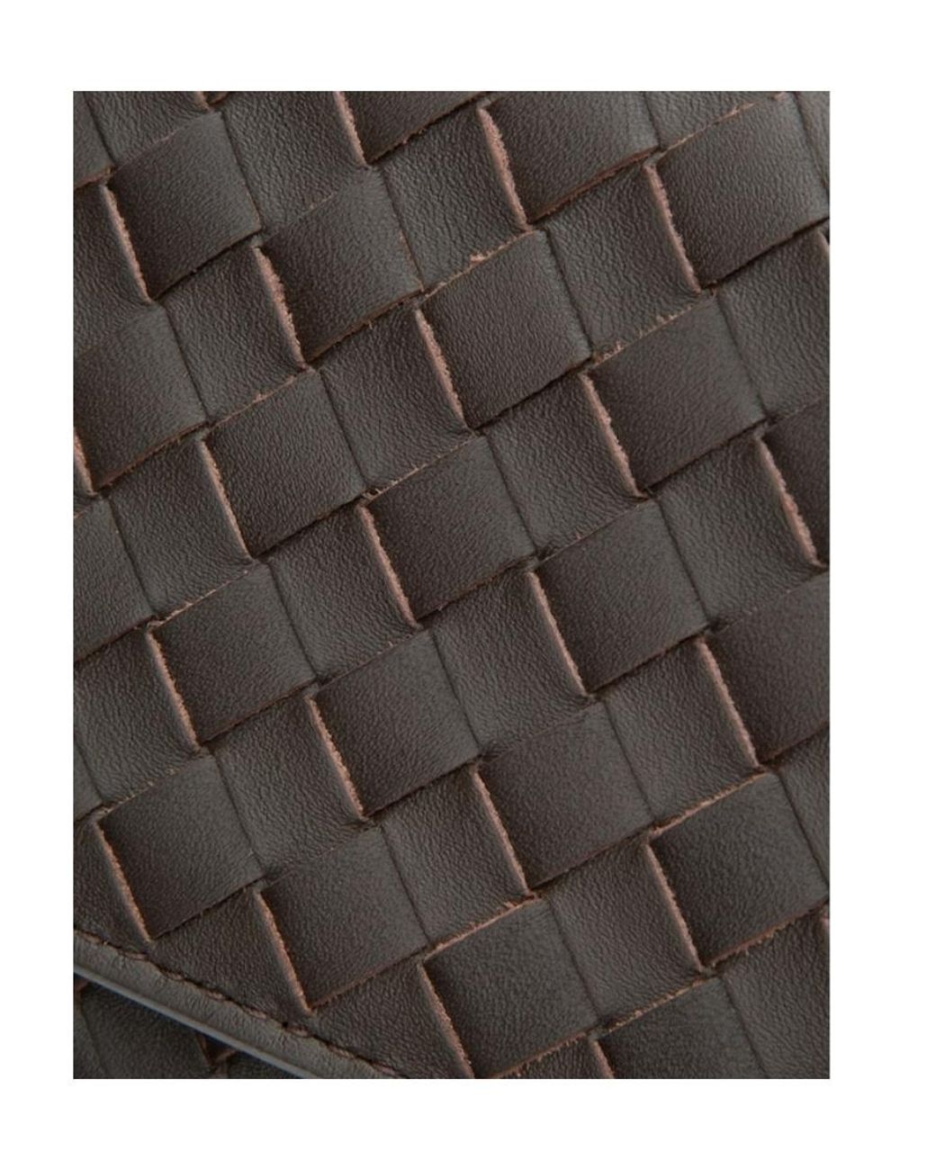 Bottega Veneta Gray Logo Folding Wallet for men