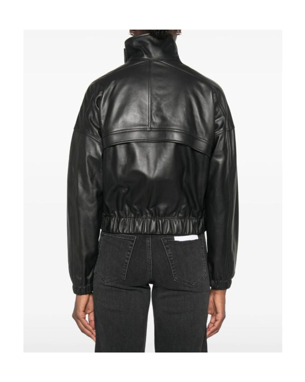Vince Black Long-Sleeved Casual Jacket