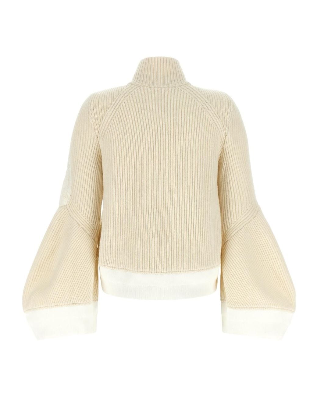 Sacai Natural Twill Knit Blouson