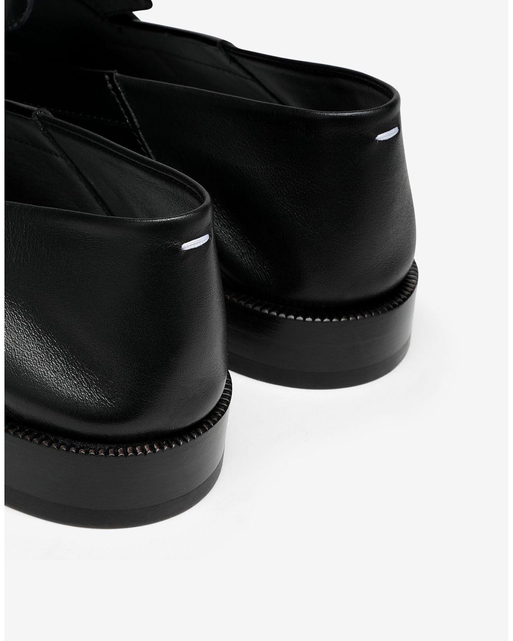 Maison Margiela Blue Tabi Toe Slip On Loafers