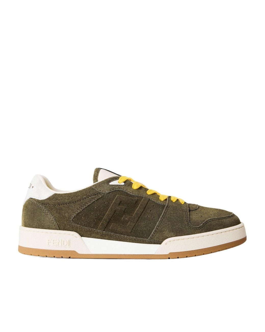 Fendi Green Simple And Versatile Casual Shoes for men