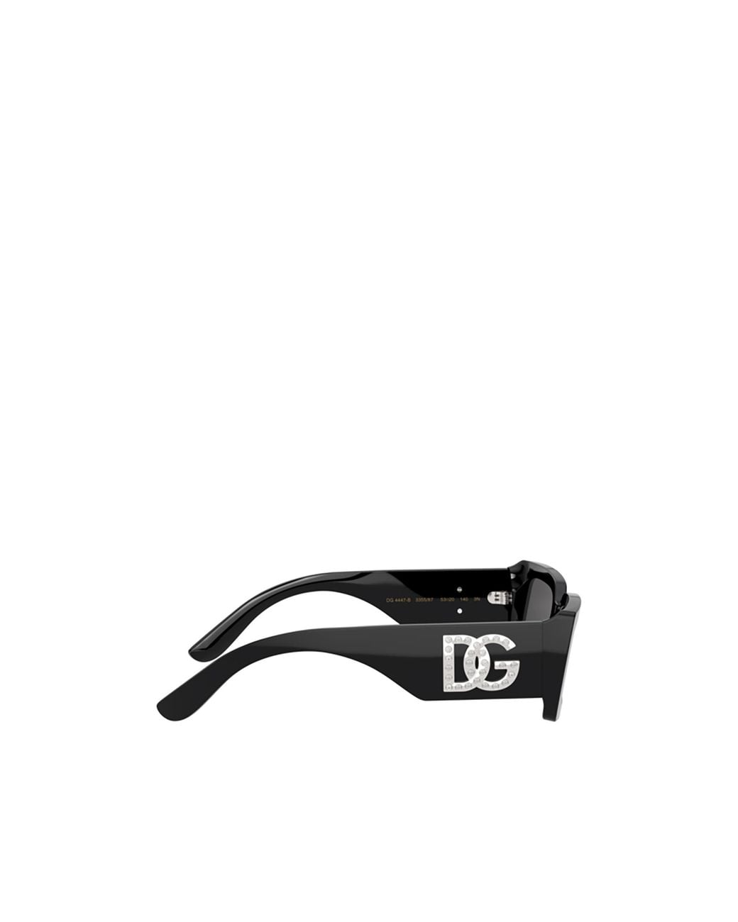 Dolce & Gabbana Black Eyewear Rectangular Frame Sunglasses