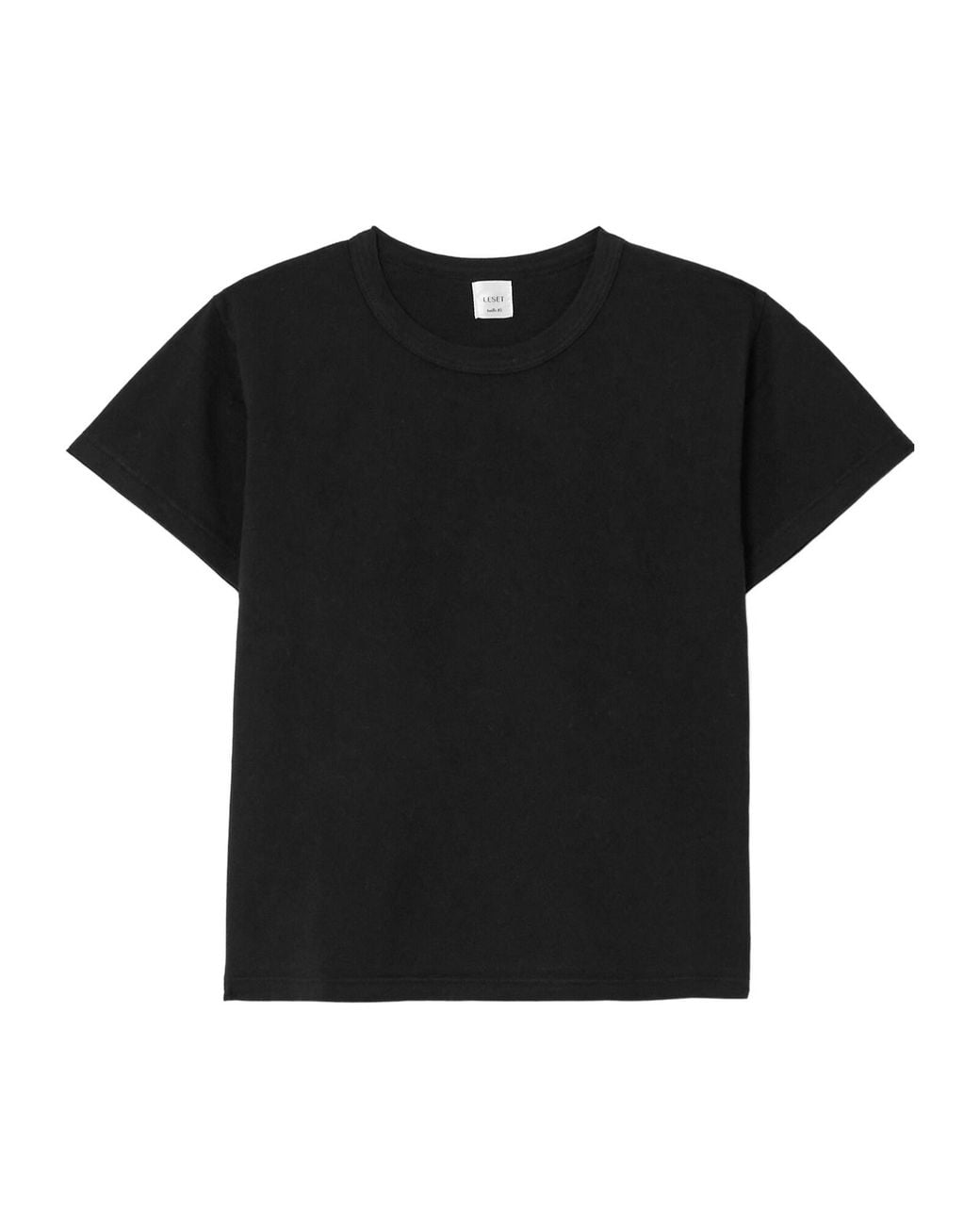 Leset Black Cotton-Jersey T-Shirt