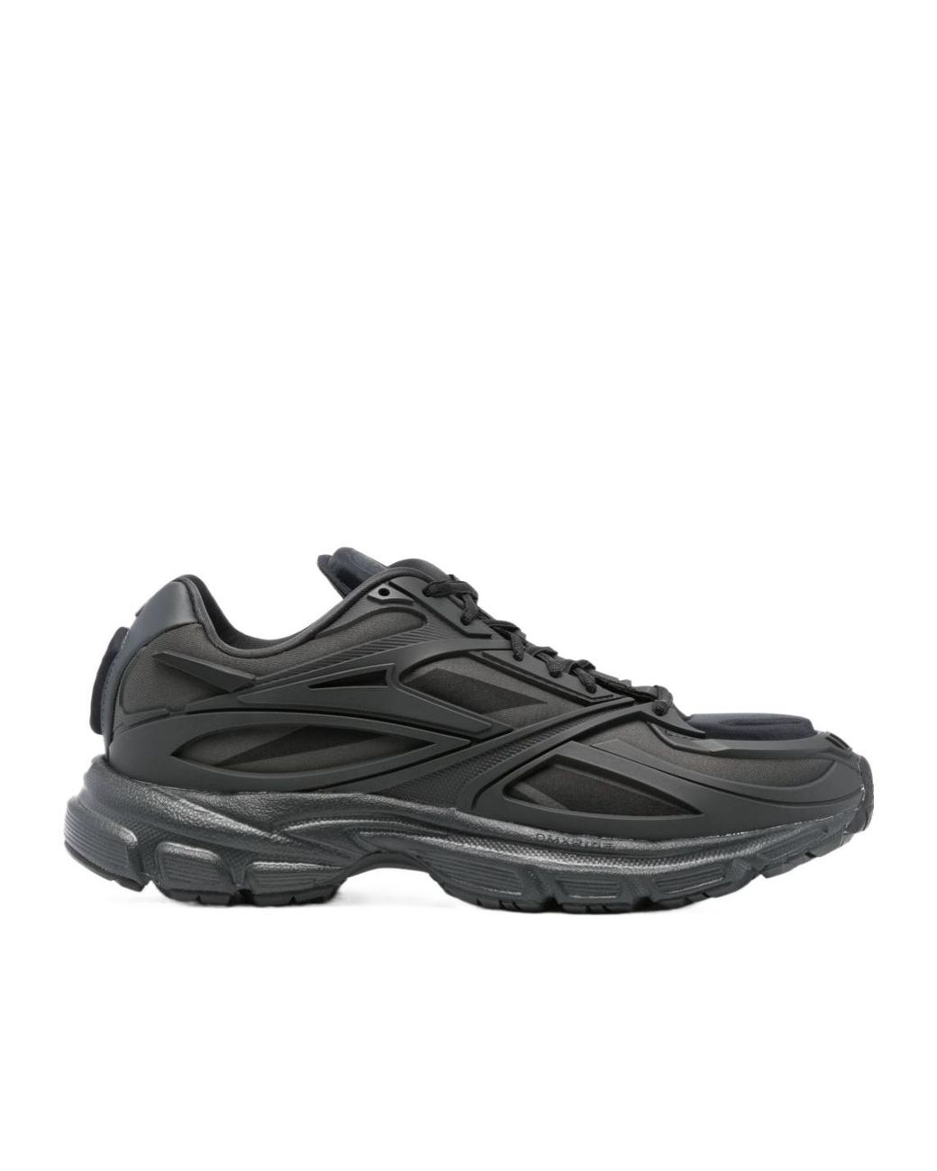 Reebok Black Lace-Up Sneakers for men