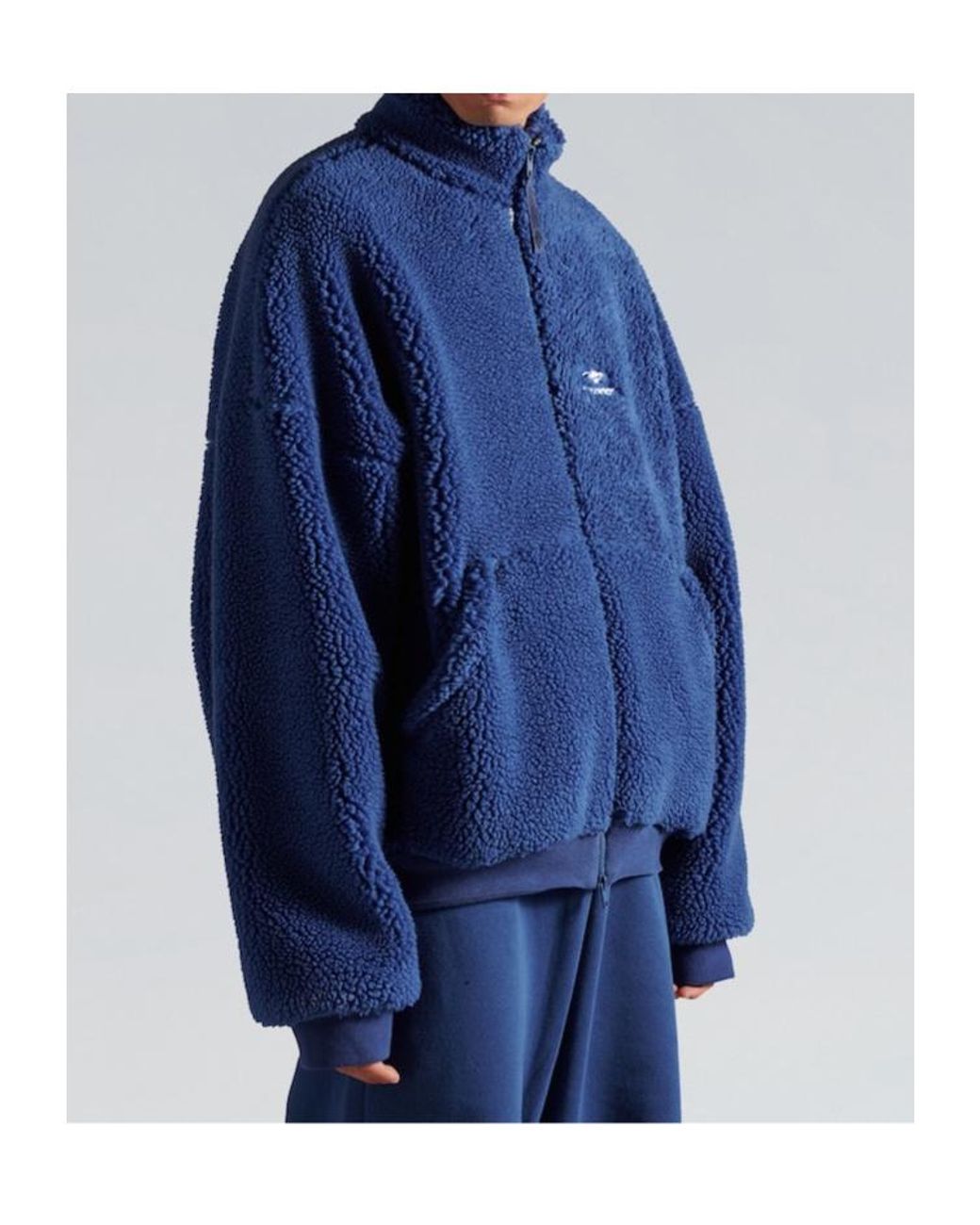 Balenciaga 3B Sports Icon Ski Zip-Up Jacket in Blue for Men | Lyst