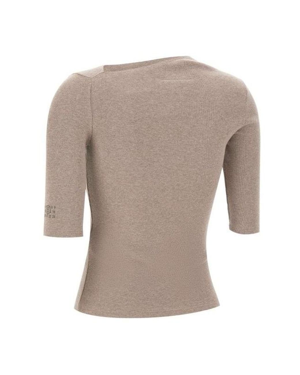 MM6 by Maison Margiela Natural Knitted Top