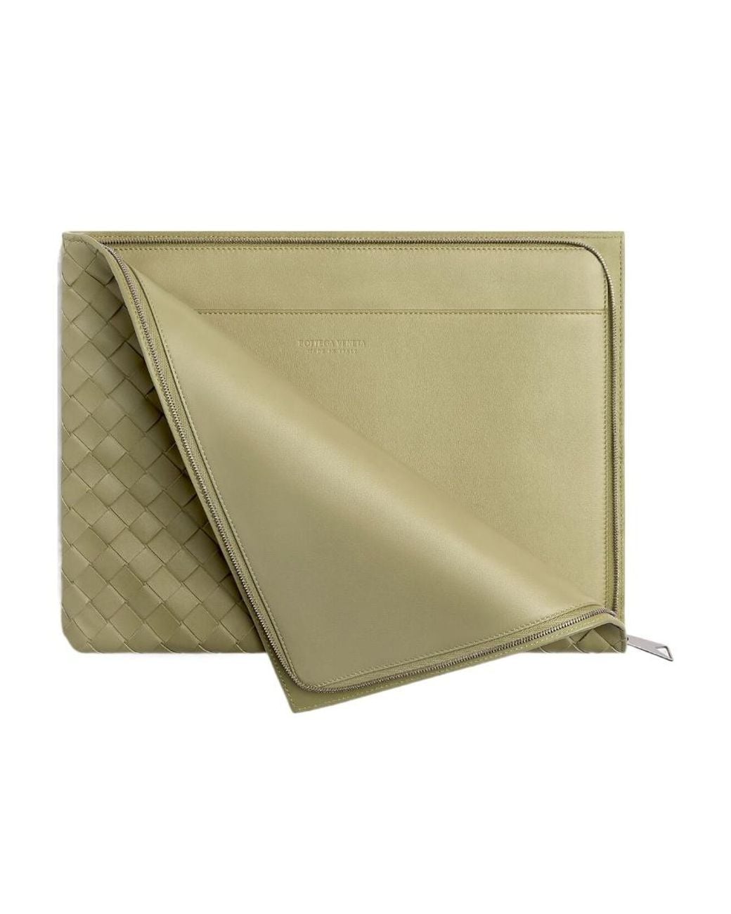 Bottega Veneta Green Intrecciato Briefcase for men