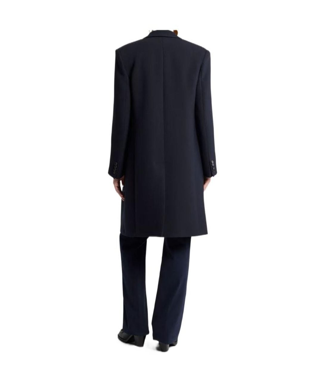 Etro Blue Floral Embroidery Double Breasted Coat