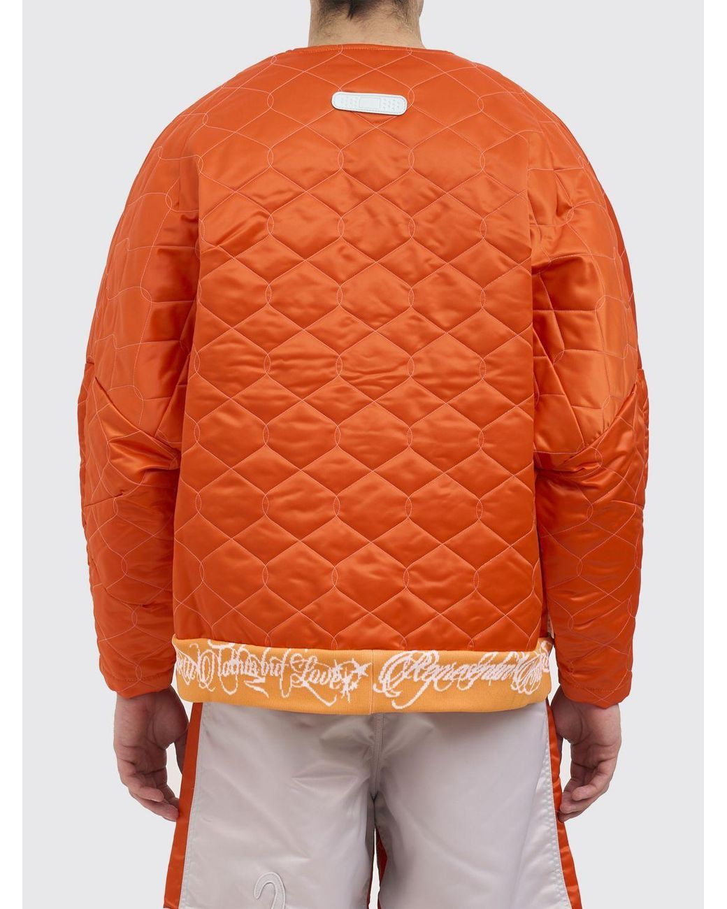PDF CHANNEL Orange Pdf Leggenda Due Quilted Jacket for men