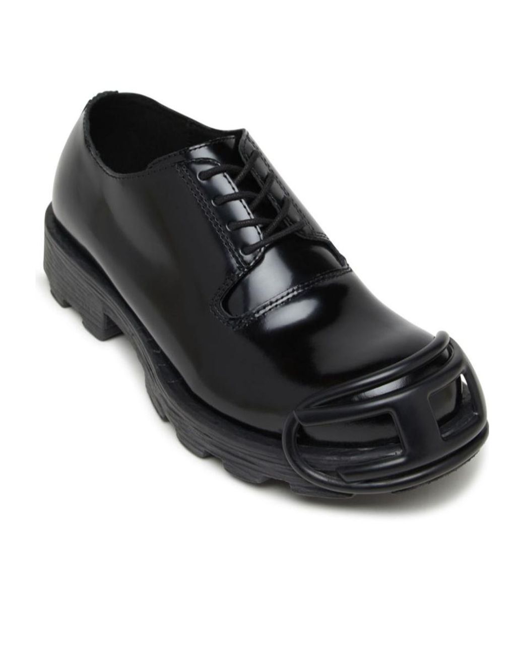 DIESEL Black D-Hammer Lace-Up Derby Shoes for men