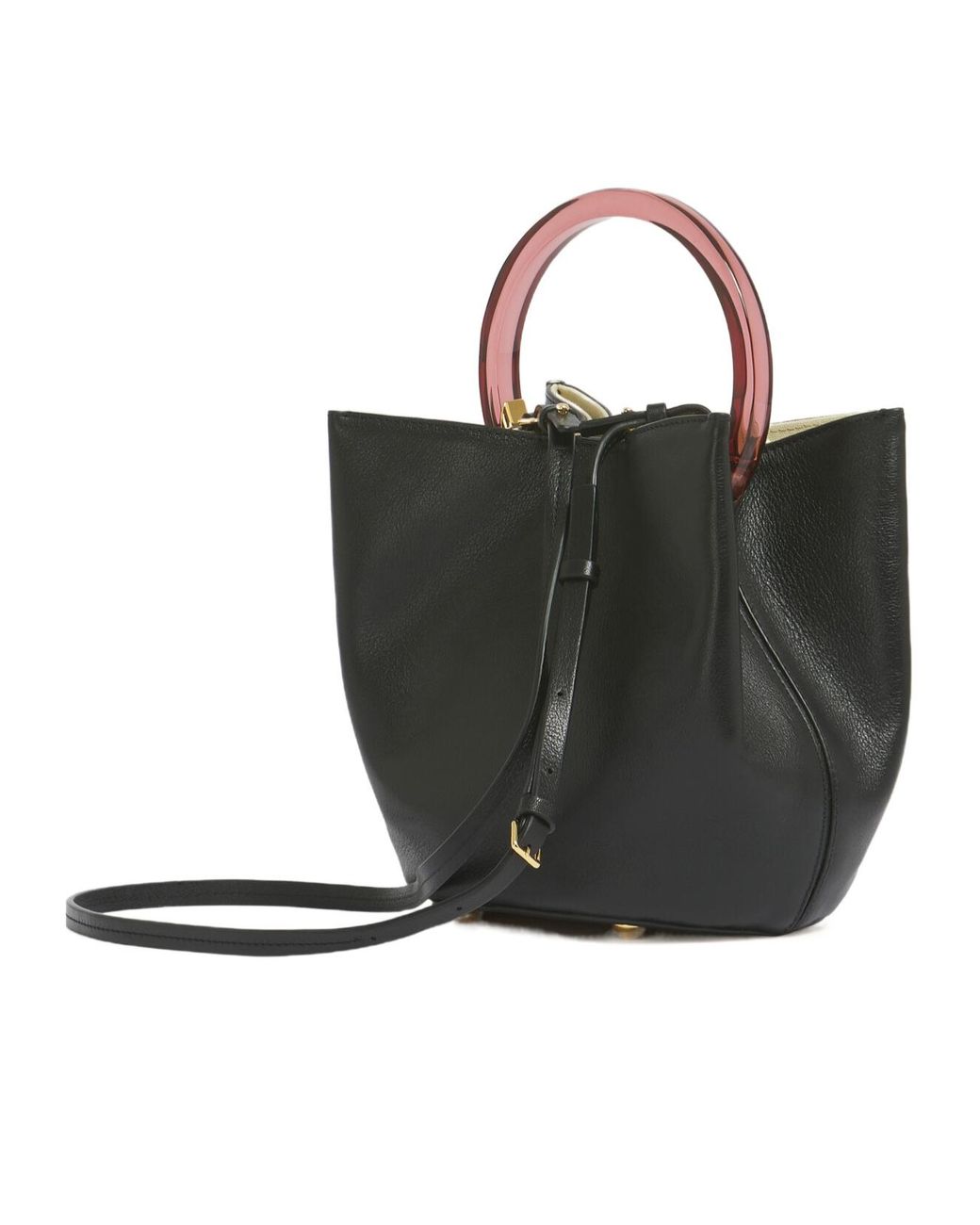 Marni Black Pannier Bucket Bag