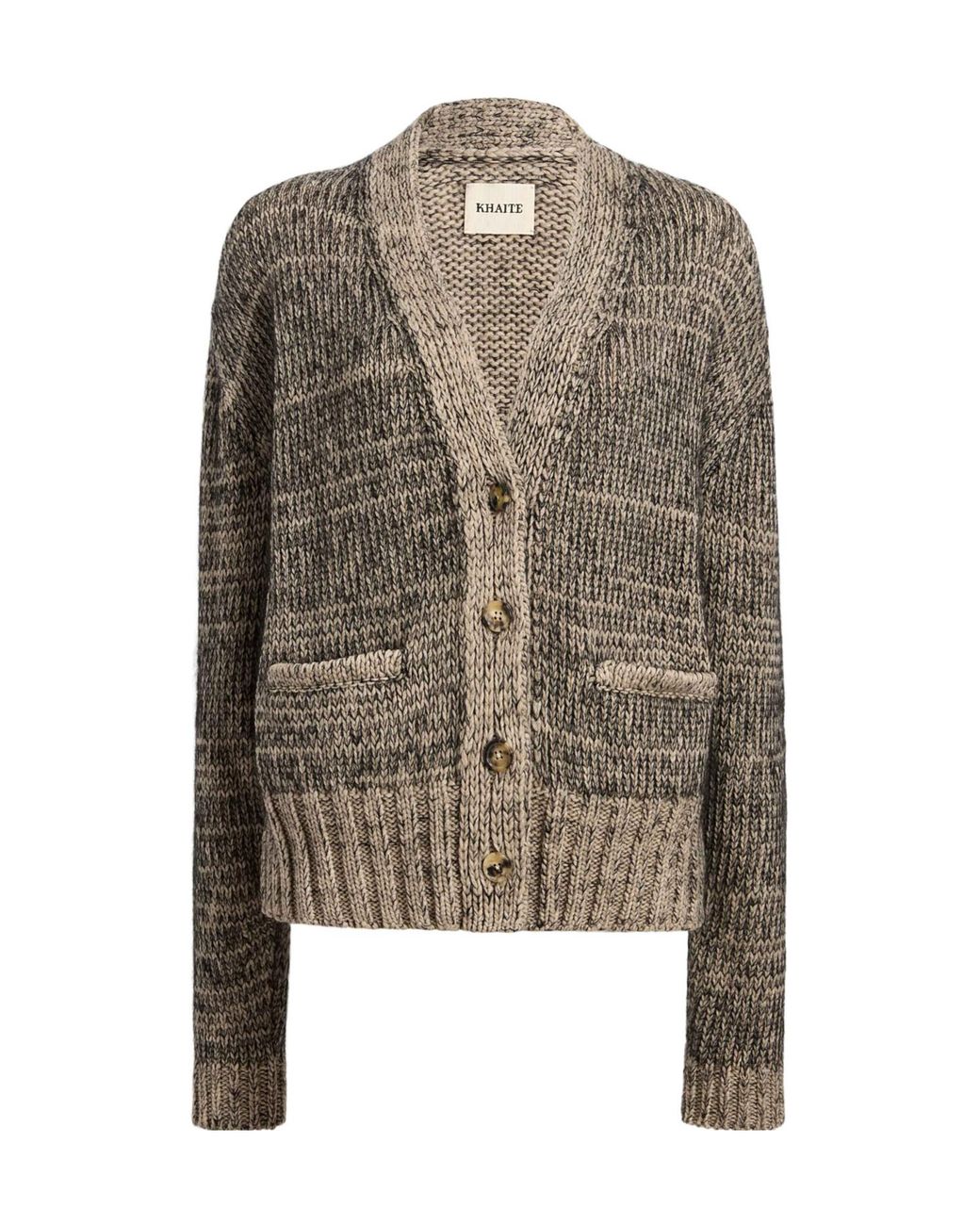 Khaite Brown Maura Cardigan