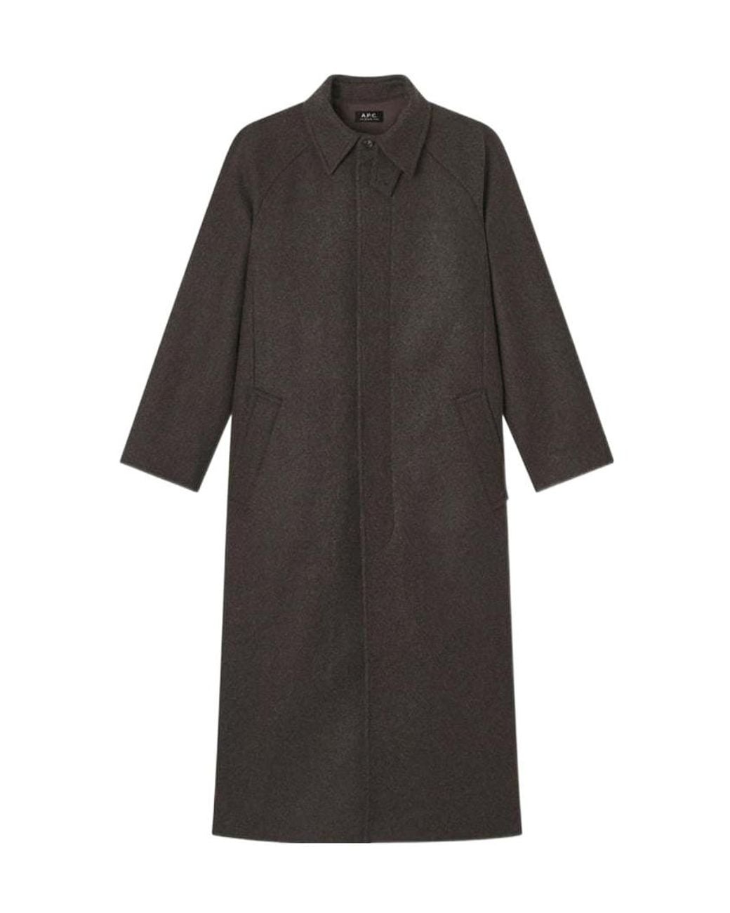 A.P.C. Black Long-Sleeved Coat