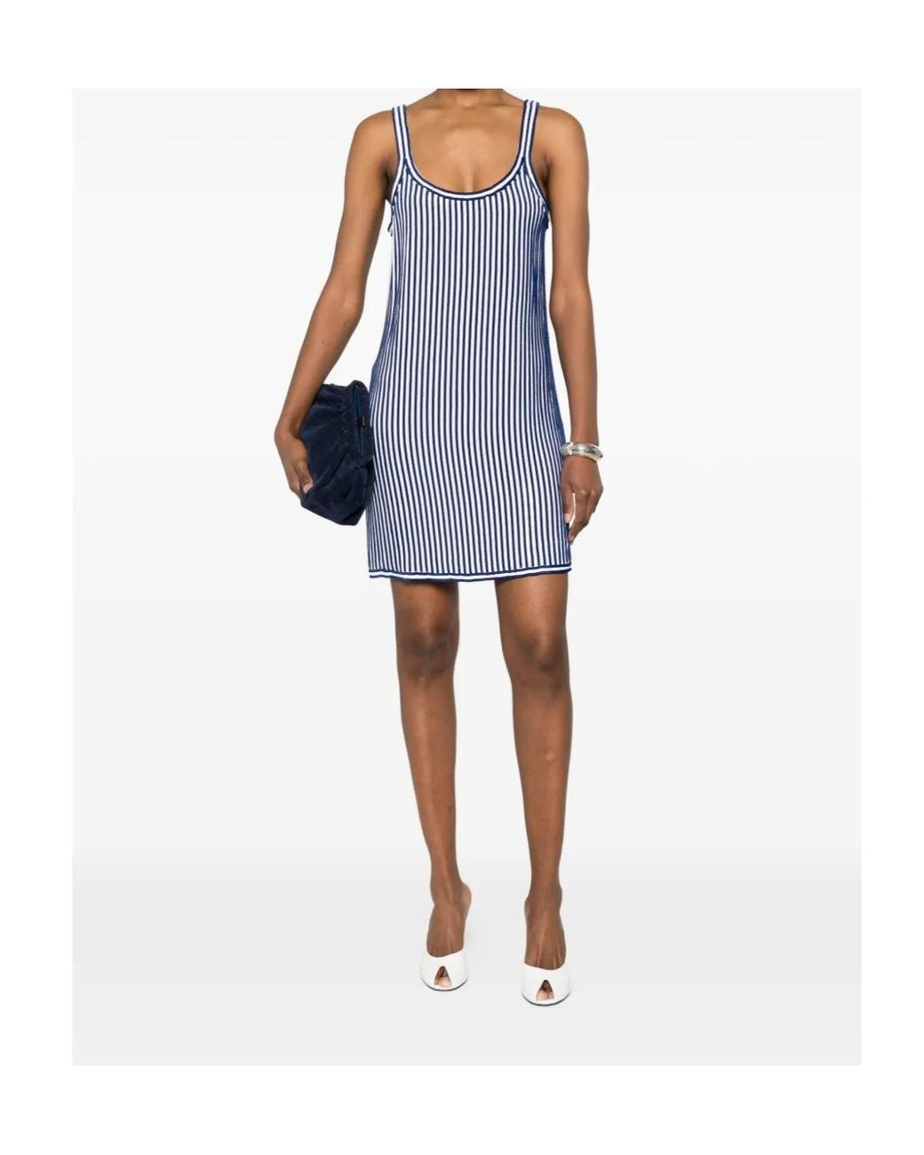 Tom Ford Blue Striped Dress