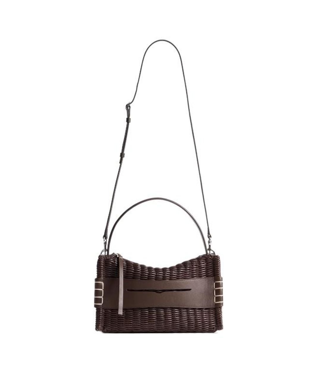 J.W. Anderson Brown Jw Anderson Woven Loafer Bag